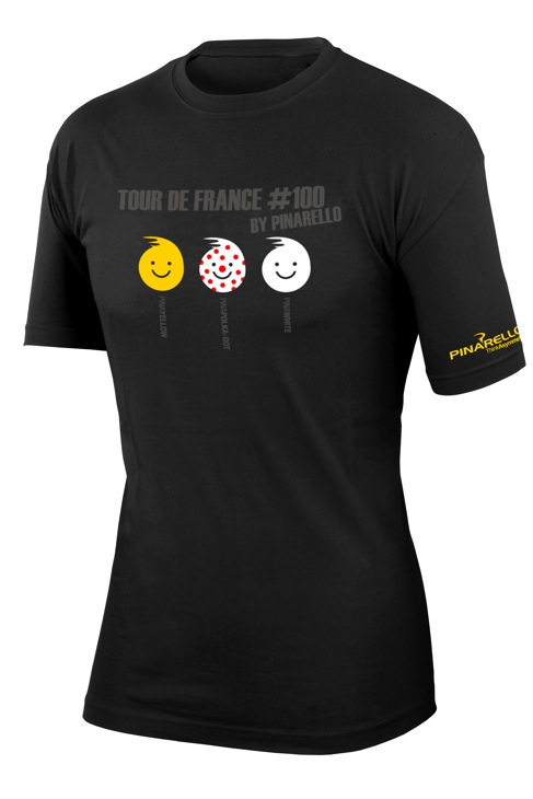 ピナレロ TDFスマイル Tシャツ(正面)
