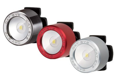 キャットアイ NIMA SL-LD130-F(左からクロムブラック、マットレッド、マットシルバー)