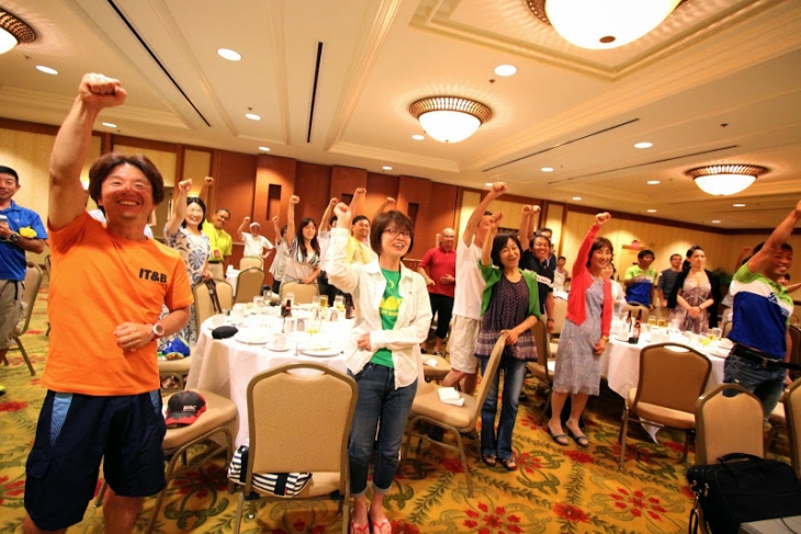最後は「また参加するぞー!」のコールでお開きに