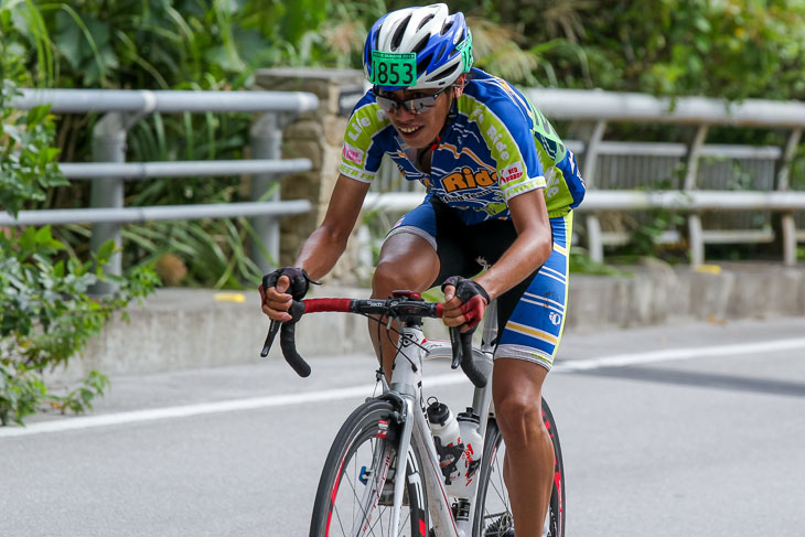 市民100km 独走する板子佑士(Life Ride)