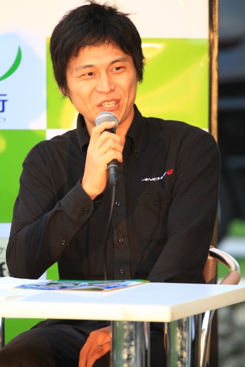 宇田川聡仁さん(ブリヂストンサイクル・アンカー販売課勤務)