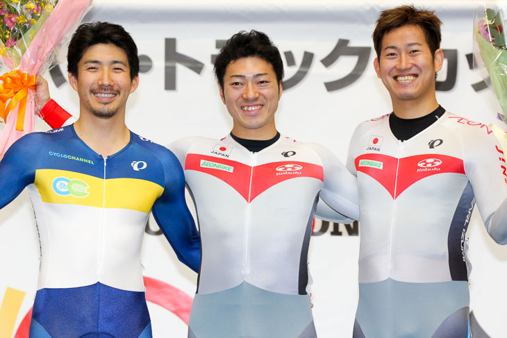 男子エリートケイリン 表彰