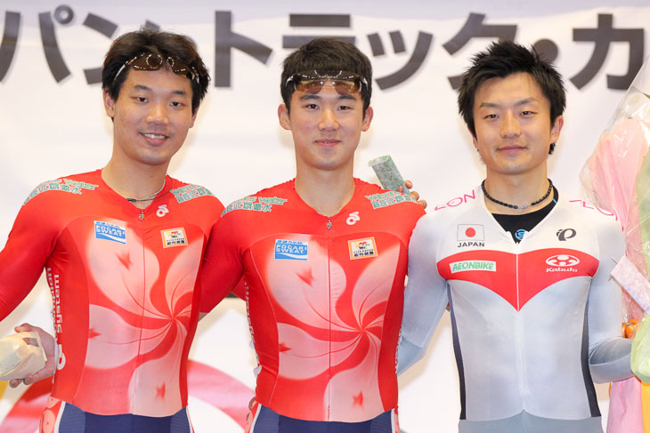 男子エリートポイントレース 表彰