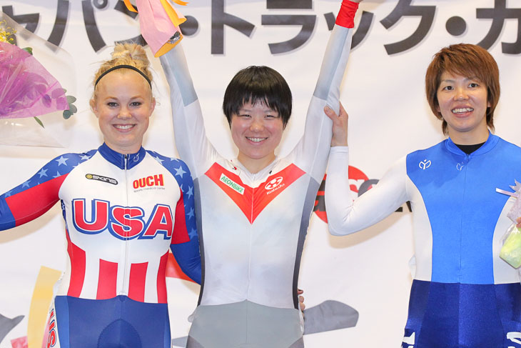 女子エリートケイリン 表彰