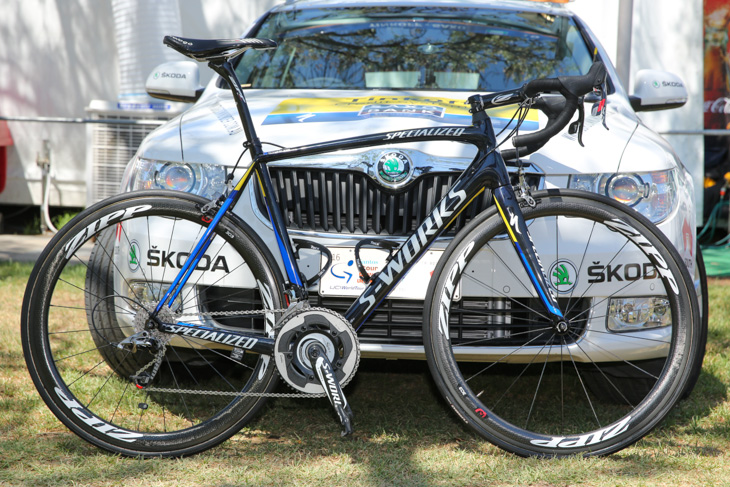 ロリー・スザーランド(オーストラリア、ティンコフ・サクソ)のスペシャライズド S-Works Tarmac SL4