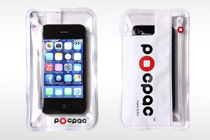 プロパック iPac 3 iPhone4sを収納。カメラ用の覗き穴を背面に備える