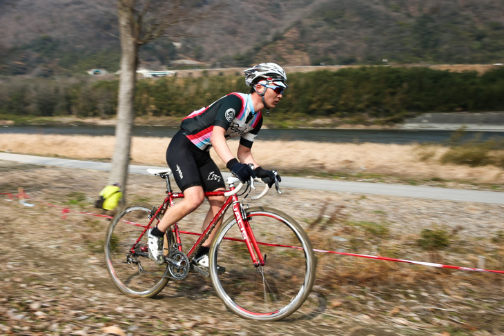 C1 4位に入った菅原成典(八ヶ岳CYCLOCROSS CLUB)