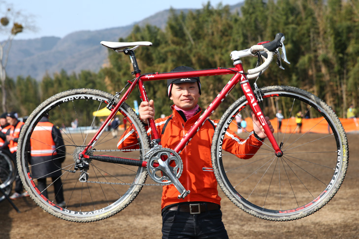 菅原成典さん(八ヶ岳CYCLOCROSS CLUB) KUALIS Light weight steel CX