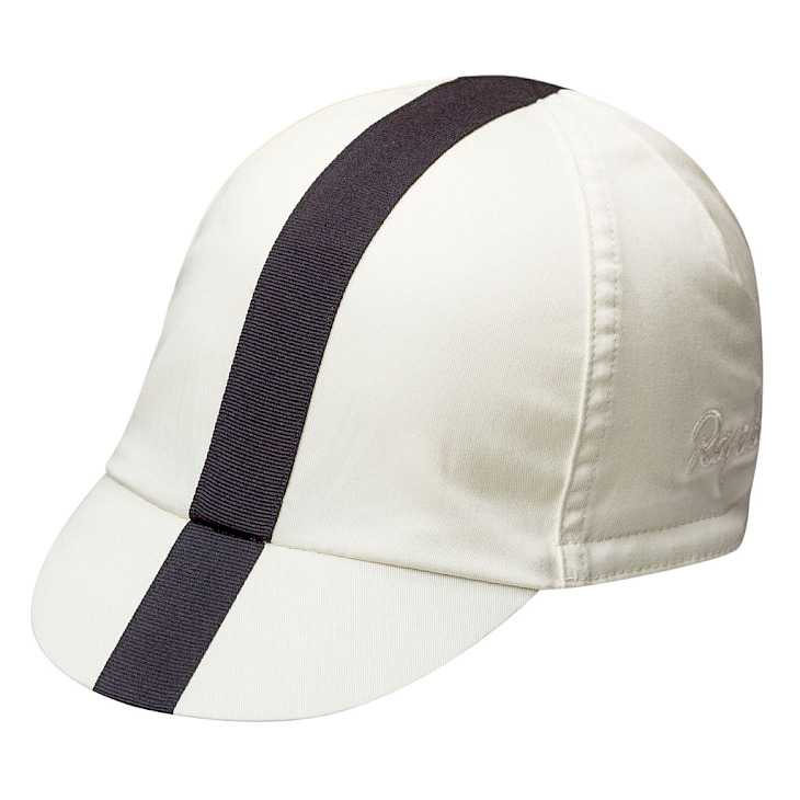 Rapha Cap(ホワイト/ブラック・ストライプ)