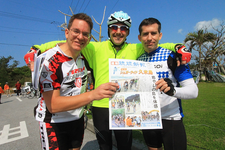 全員130kmを完走!フレンドリーな皆さん