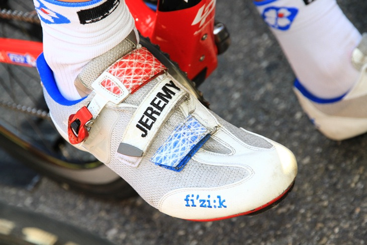 ジェレミー・ロワ(フランス、FDJ.fr)もフィジークのシューズを愛用する