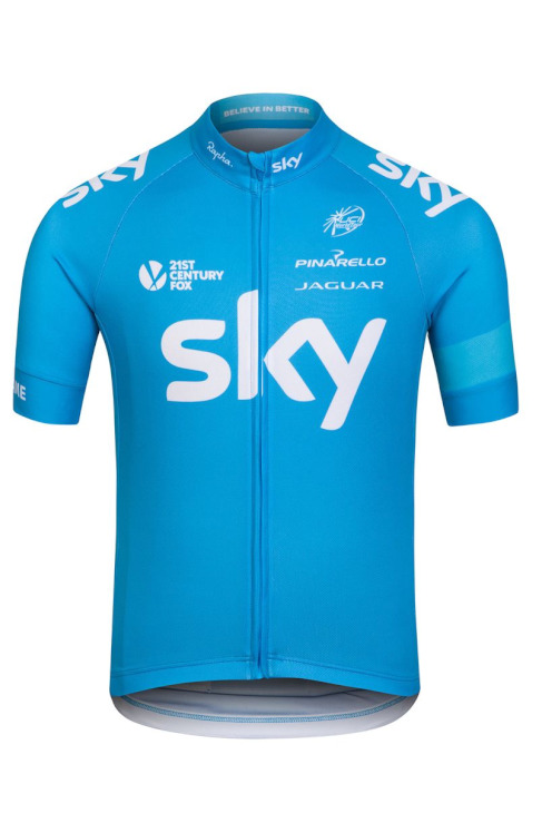 Rapha Team Sky Personalised Replica Jersey 2014(ブルー、前面)