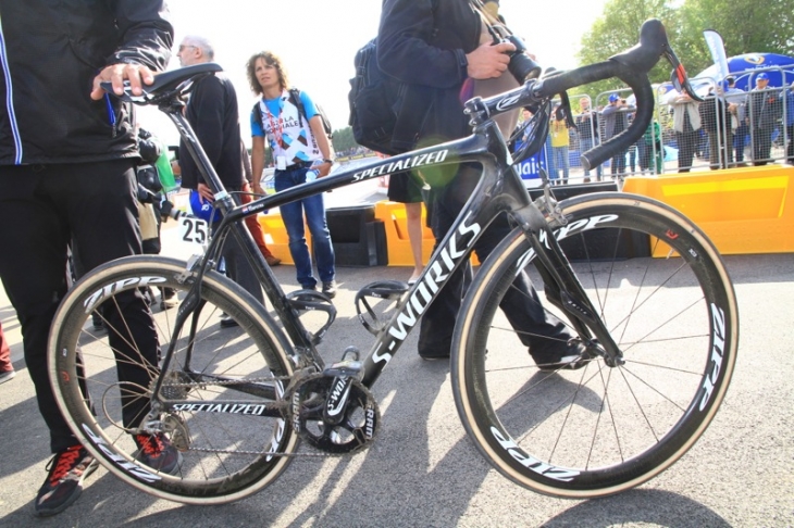 ニキ・テルプストラ(オランダ、オメガファーマ・クイックステップ)のスペシャライズド S-Works Roubaix SL4