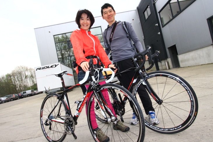 ORIONやヘリウムのリドレーバイクをレンタルしてくれるなんて!