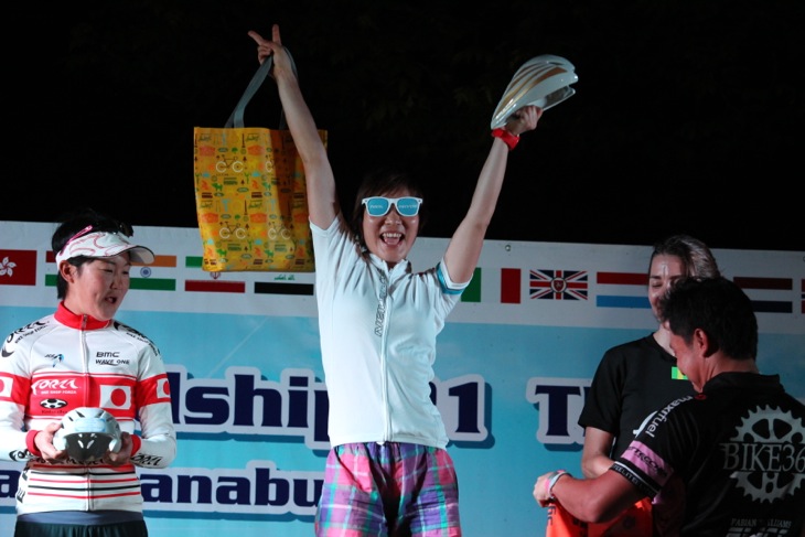 第1ステージで優勝した智野真央(ニールプライドジャパン)