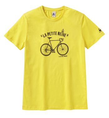 ルコックスポルティフ ツール・ド・フランス Tシャツ(La Petite Reine、イエロー)