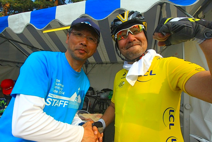 「今年もお世話になりました!」運営責任者の松島さんとも再会。