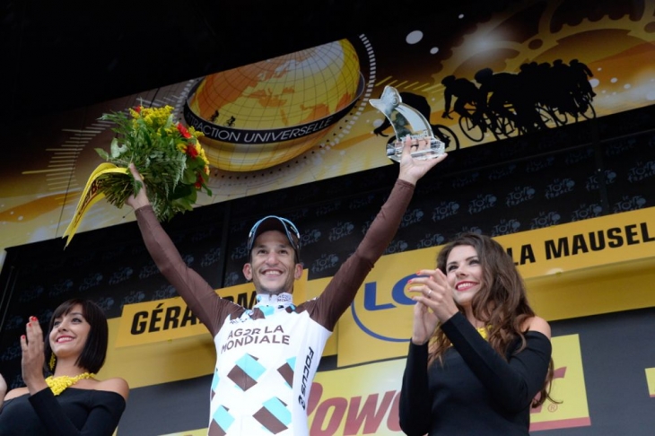ステージ優勝のブレル・カドリ(フランス、AG2Rラモンディアール)