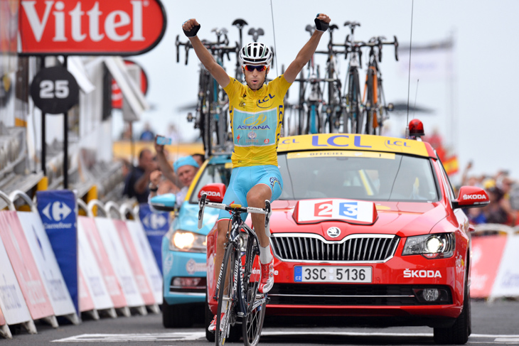 他の追随を許さない走りで4勝目を飾ったヴィンチェンツォ・ニーバリ(イタリア、アスタナ)