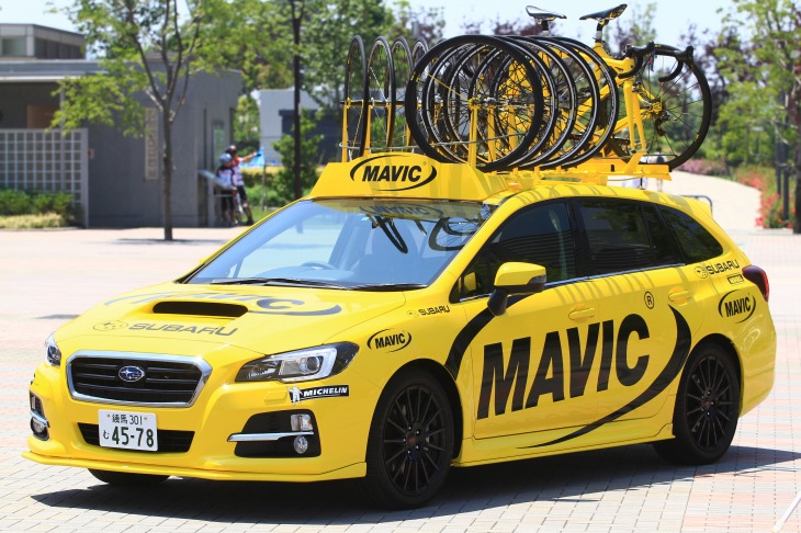 この日が初お披露目となったスバル・レヴォーグをベースとした新型マヴィックカー