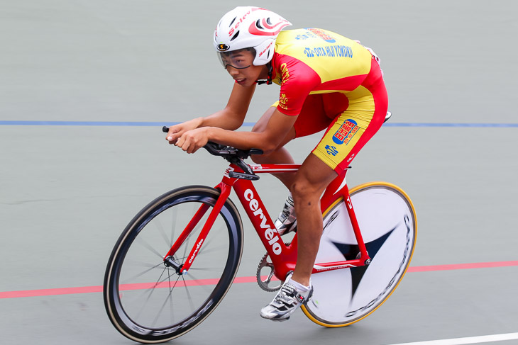 3kmインディヴィデュアルパーシュート 1位 阿部将大(日出暘谷・日出総合)