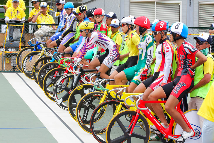 4km速度競走 スタート前