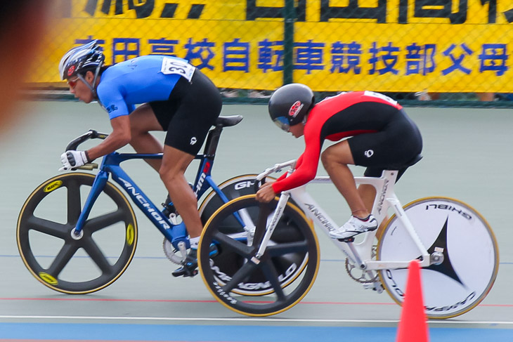 スプリント 太田と対戦した田中克尚(岡山工)が2位に