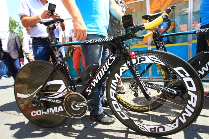 ヴィンチェンツォ・ニーバリ(イタリア、アスタナ)のスペシャライズド S-Works Shiv TT