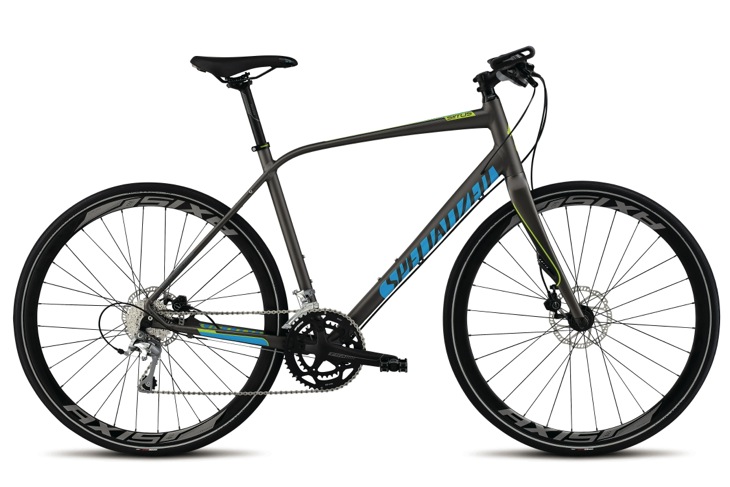 スペシャライズド SIRRUS COMP DISC(Satin Gunmetal / Cyan / Hyper)