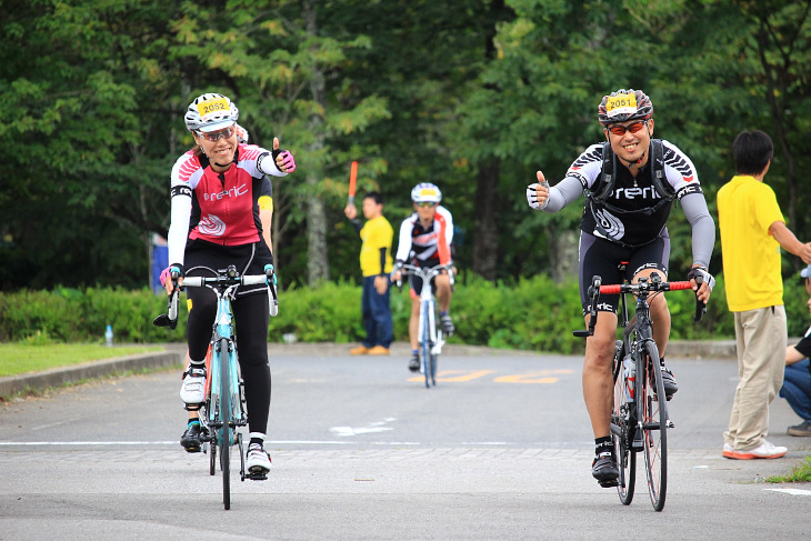 無事に100kmを走り切ってゴール!