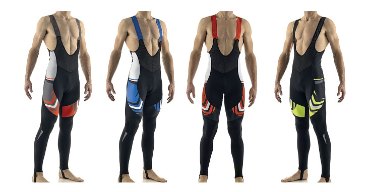 ジェッセージ Telegraphe Winter Bibtights(Brown/Red、Black/Blue、Black/Red、Black/Neon Yellow)