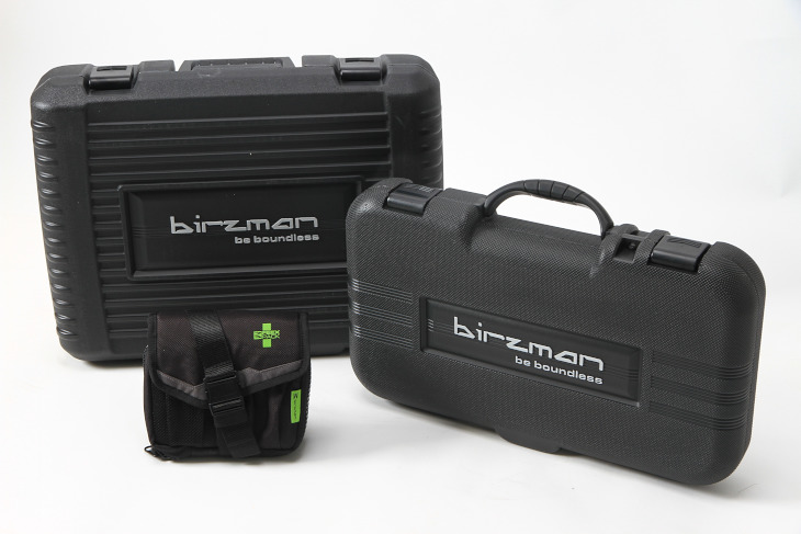 バーズマン ツールセットシリーズ(左奥からSTUDIO TOOL BOX、TRAVEL TOOL BOX、左手前ZYKLOP C-BAG)