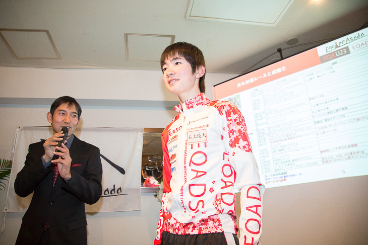 世界選手権ジュニアロードで17位に入った石上優大(EQADS)