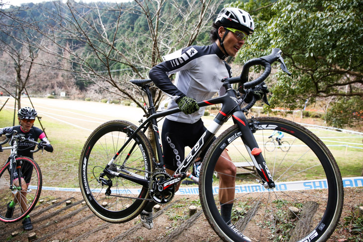 C2 2位に入った松尾和昌(MATCH CYCLES)