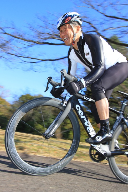 「速く遠くへと行きたいというときには自然とこの自転車を連れ出してしまう」山崎敏正(シルベストサイクル)