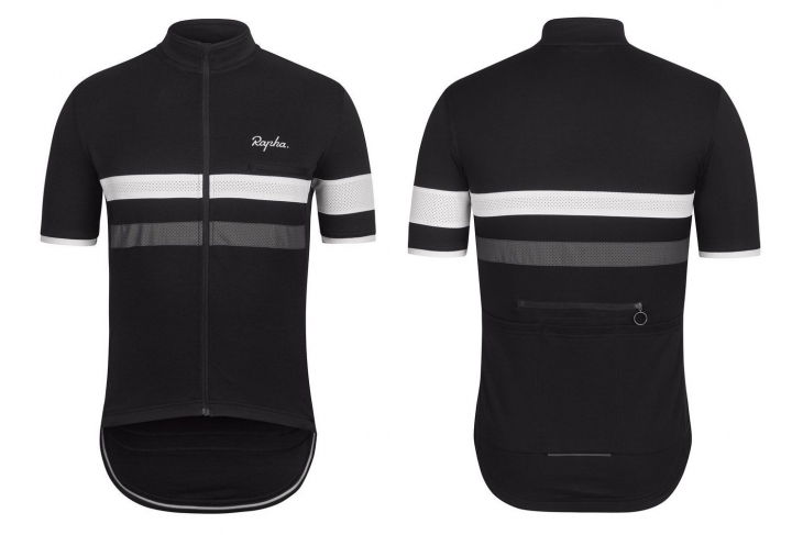 Rapha Brevet Jersey(ブラック/ホワイト)