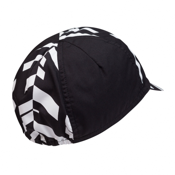 Rapha Data Print Cap(ブラック、バックビュー)