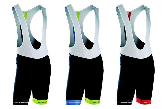 ノースウェーブ ロゴビブパンツ(ブラック×イエローフルオ、ブラック×ブルー×グリーンフルオ、ブラック×レッド)