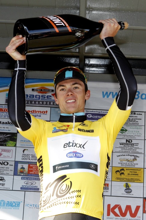 総合優勝を果たしたイヴ・ランパート(ベルギー、エティックス・クイックステップ)