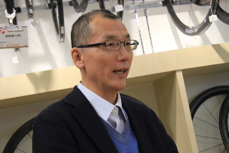 挨拶する株式会社ワイ・インターナショナル代表取締役社長 馬場 誠さん
