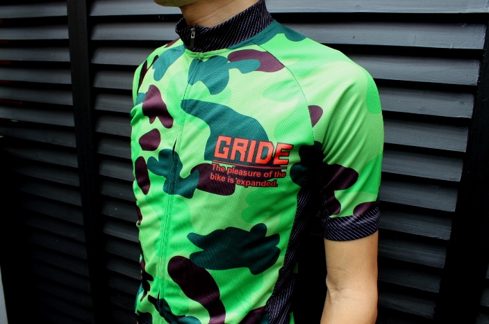 GRIDE ショートスリーブジャージ SS-44(カモグリーン)