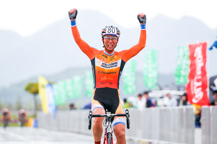 エリート 西川昌宏(ヴィクトワール広島)が独走優勝