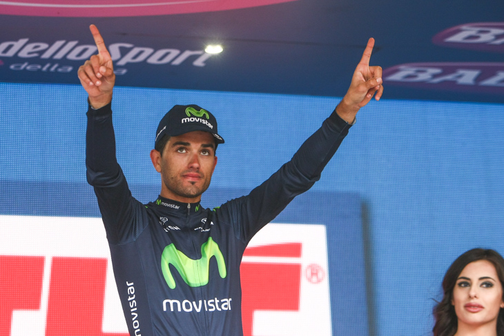 ステージ通算2勝目を飾ったベナト・インチャウスティ(スペイン、モビスター)