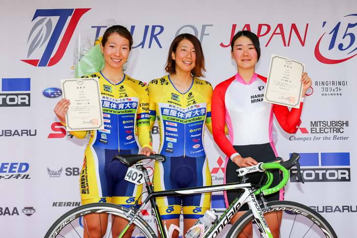 実業団Fクラスタ表彰 優勝は上野みなみ(鹿屋体育大学BLUE SKY)