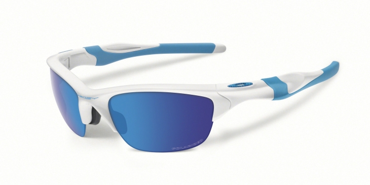 オークリー Fingerprint Collection Half Jacket 2.0(Polished White/Sapphire Iridium Polarized)