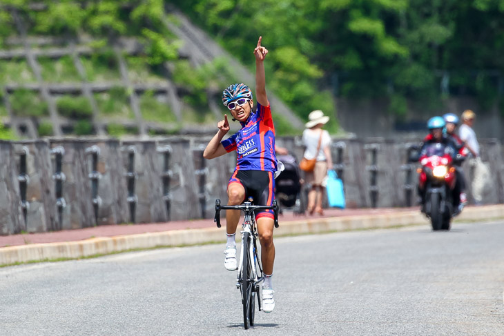 長野県国体予選ロード 少年フィニッシュ