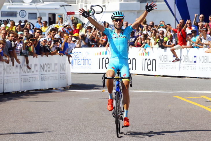 イタリア選手権 優勝したヴィンチェンツォ・ニーバリ(アスタナ)