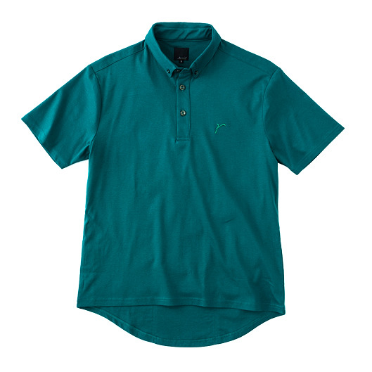 r by reric Buttondown Polo Shirts(GREEN)