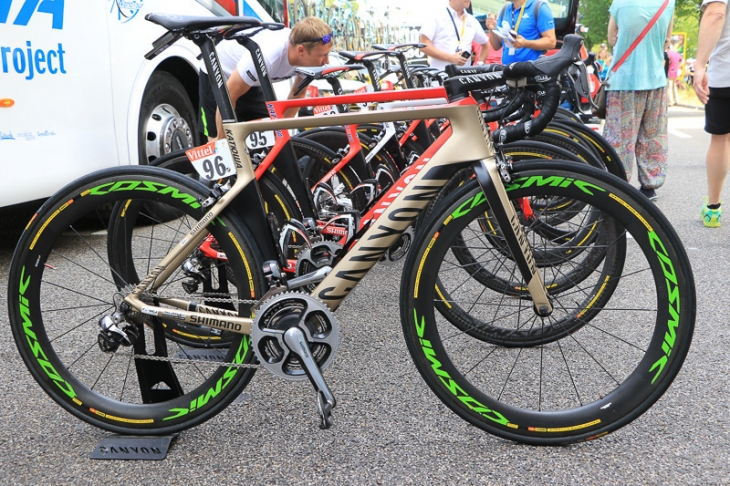 アレクサンダー・クリストフ(ノルウェー、カチューシャ)のキャニオン AEROAD CF SLX