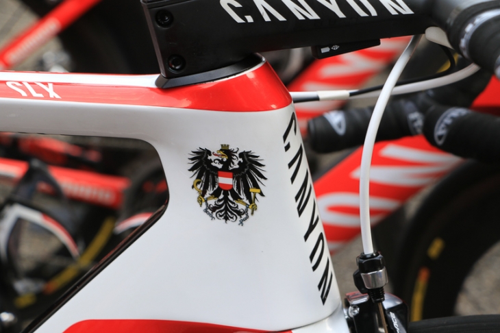 マルコ・ハラー(オーストリア)はナショナルチャンピオンカラーのバイクを駆った